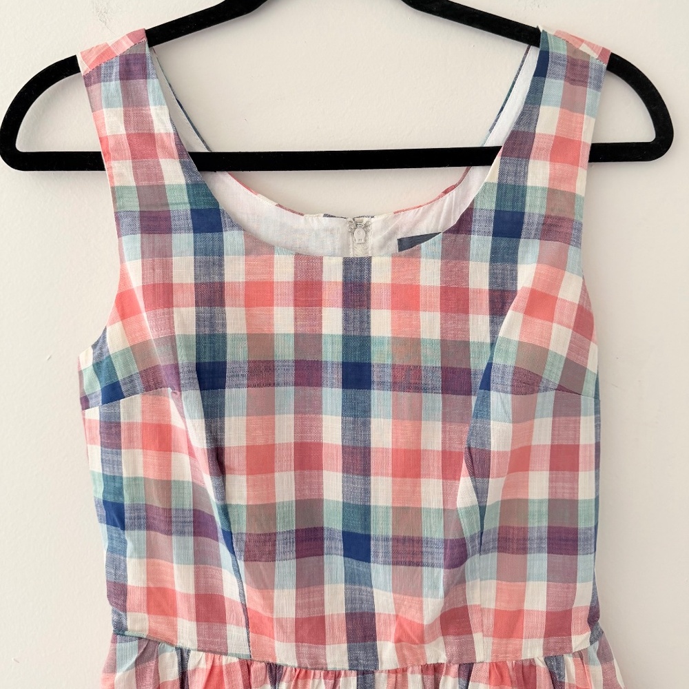 Modcloth Optimistic Effect Checkered Plaid Pastel… - image 3